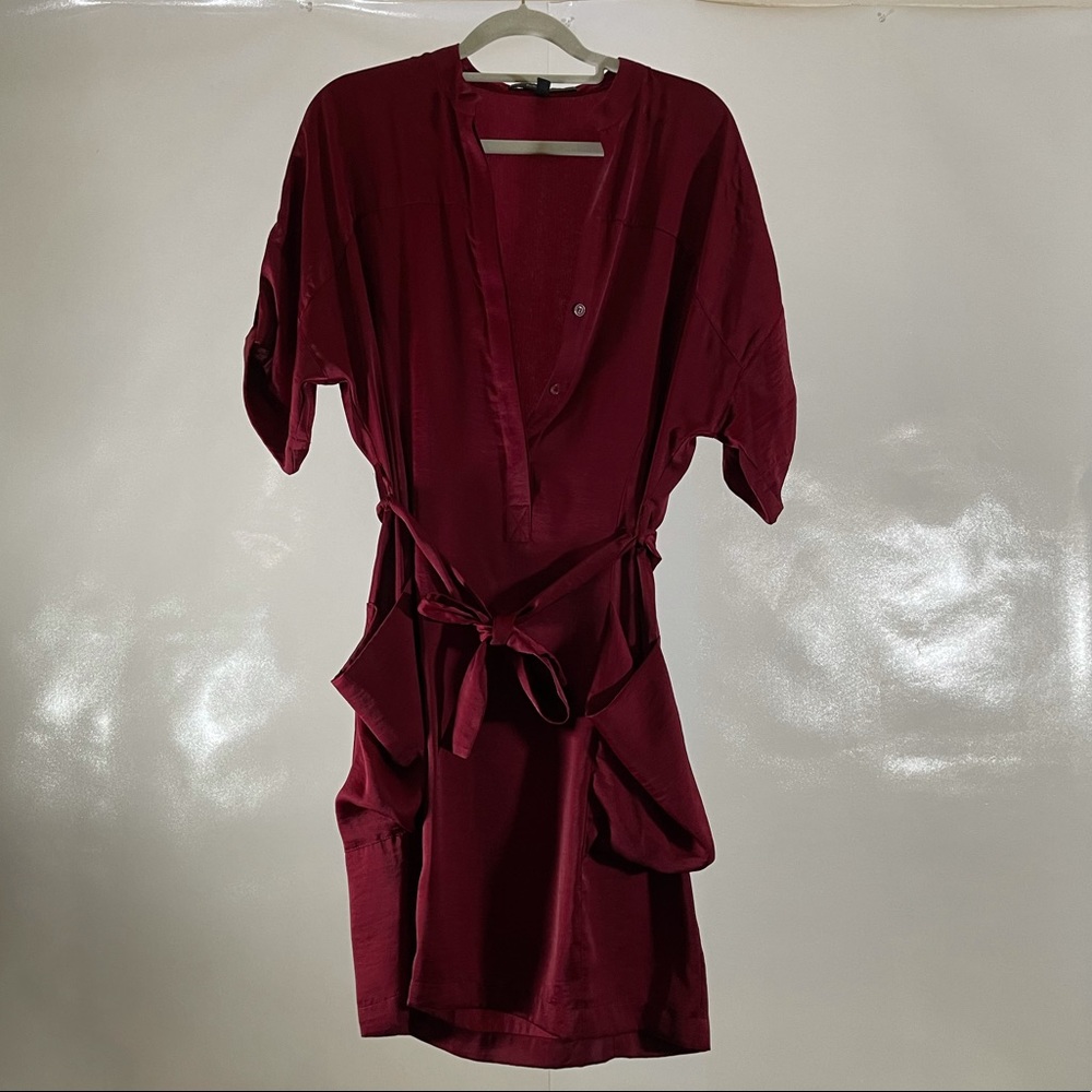 BCBG Maxazria Button Down Dress W/ Belt Size XXS